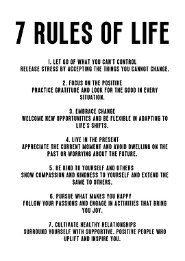 7 rules of life