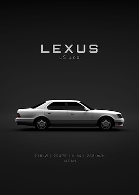 Lexus LS 400 White Specs