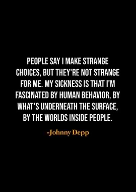 Johnny Depp quotes