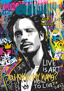 Abstract graffiti style