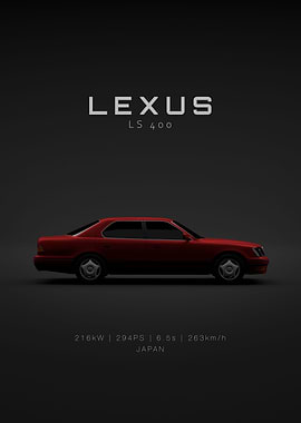 Lexus LS 400 Red Specs