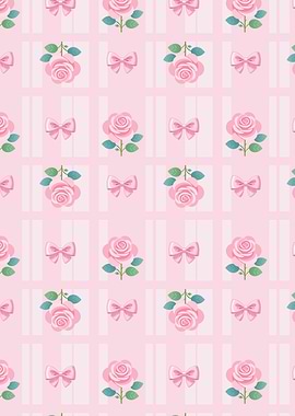 Pink Coquette Preppy Rose