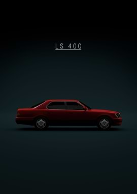 Lexus LS 400 Red