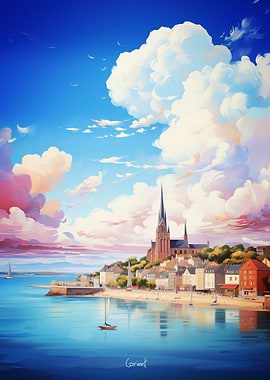 Lorient Oil Painting