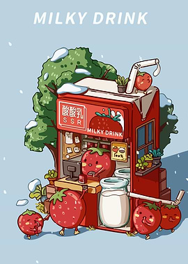 strawberry booth