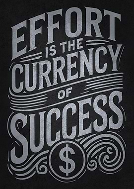 Effort Currency Of Success