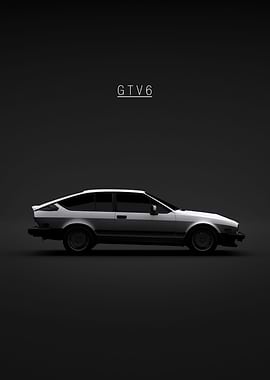 Alfa Romeo GTV6 White