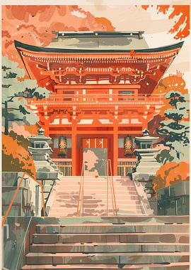 Japanese Shinto Temple