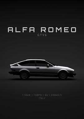 1986 Alfa Romeo GTV6 White