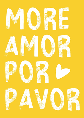MORE AMOR POR FAVOR
