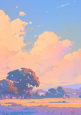 Meadows in Pastel Light