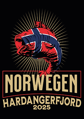 Norwegen Hardangerfjord