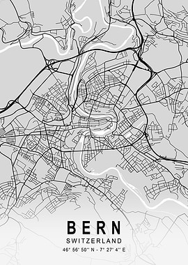 Bern Light Map