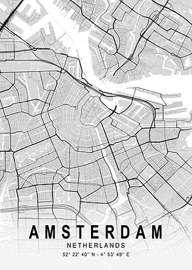 Amsterdam Light Map