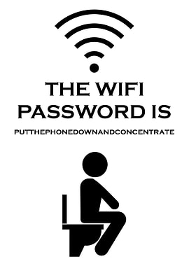 Funny Wifi Bathroom