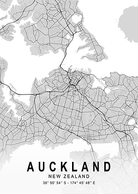 Auckland Light Map