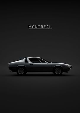 Grey Alfa Romeo Montreal