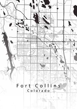 Fort Collins Colorado Map