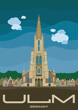 ulm germany cityscape