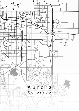 Aurora Colorado City Map