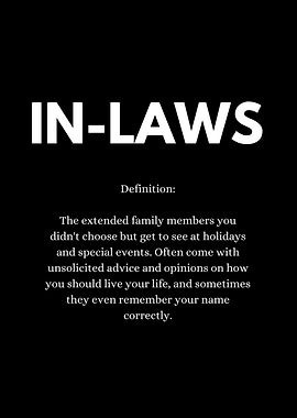 IN LAWS DEFINITION