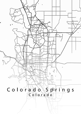 Colorado Springs City Map