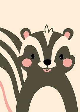 cute skunk