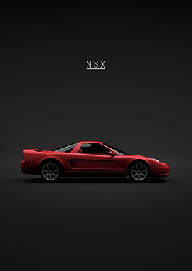 2005 Acura NSX Red