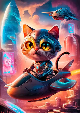 Futuristic Cat