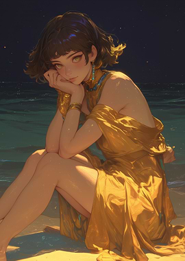 Moonlit Gold Girl Anime