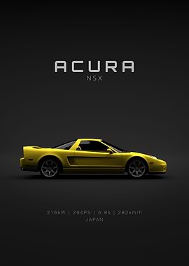 Acura NSX 2005 Yellow Spec