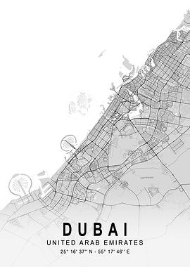 Dubai Light Map