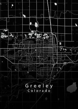 Greeley Colorado City Map