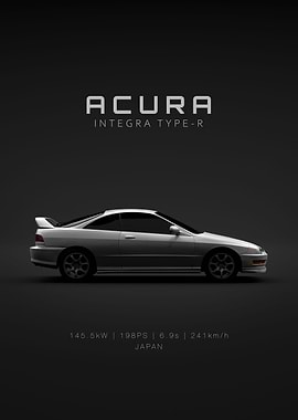 White Integra Type R Specs