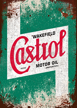 Castrol 1946 oil sign