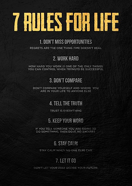 7 rules of life