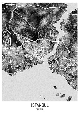 Istanbul Trkiye City Map