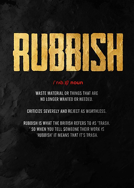 rubbish