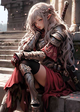 Beautiful Warrior Girl