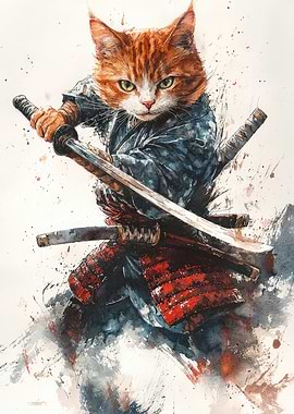samurai cat