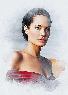 Angelina Jolie Art