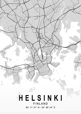Helsinki Light Map