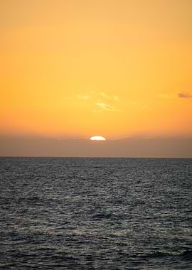 Golden Horizon Sunset