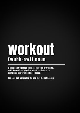 workout gym definition