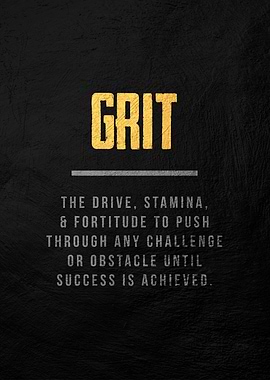 grit