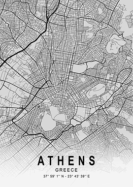 Athens Light Map