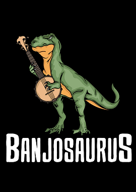 Dinosaur Banjo Player Kids