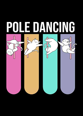 Pole Dancing Cat