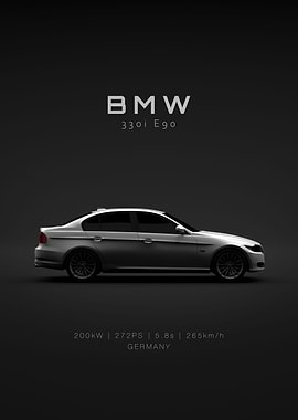 BMW 330i E90 2011 White Sp