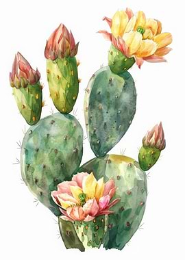Cactus Watercolor